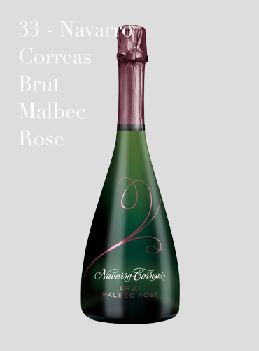33 - Navarro Correas Brut Malbec Rose