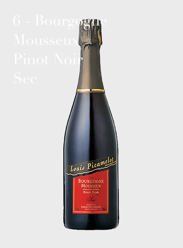 6 - Bourgogne Mousseux Pinot Noir Sec