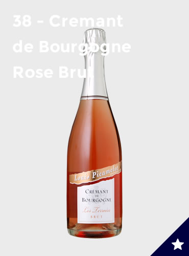38 - Cremant de Bourgogne Rose Brut