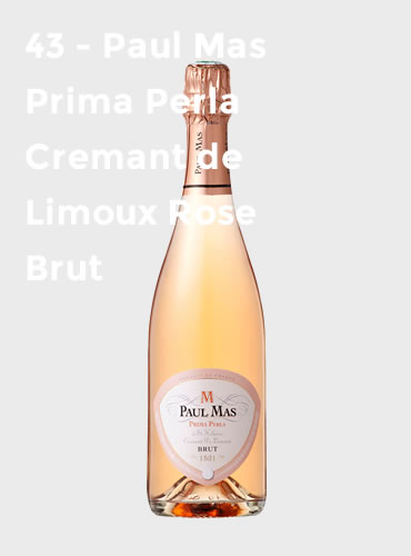 43 - Paul Mas Prima Perla Cremant de Limoux Rose Brut