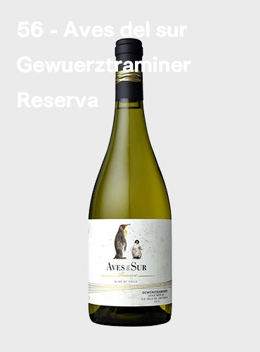56 - Aves del sur Gewuerztraminer Reserva