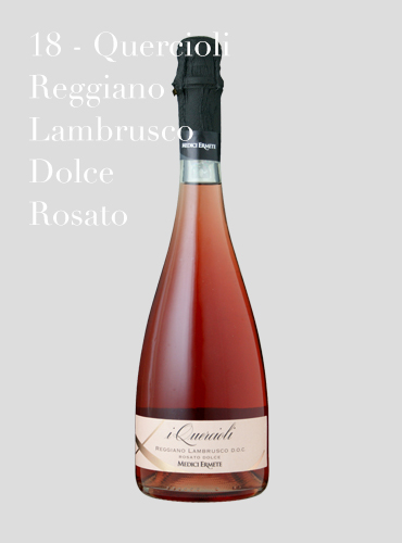 18 - Quercioli Reggiano Lambrusco Dolce Rosato