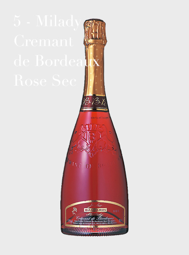 5 - Milady Cremant de Bordeaux Rose Sec