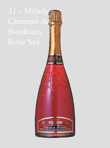 31 - Milady Cremant de Bordeaux Rose Sec